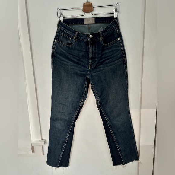 Everlane cheeky bootcut jeans, ankle length cut-off denim - Picture 1 of 9